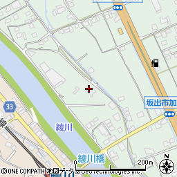 香川県坂出市加茂町甲23周辺の地図