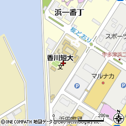 香川短期大学　入試部周辺の地図
