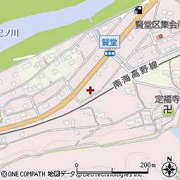 和歌山県橋本市賢堂1029周辺の地図