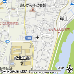 和歌山県橋本市岸上176周辺の地図