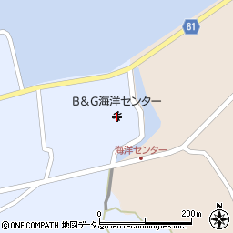 尾道市瀬戸田Ｂ＆Ｇ海洋センター周辺の地図