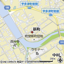 香川県綾歌郡宇多津町新町3600周辺の地図