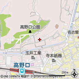 和歌山県橋本市高野口町名倉1160-11周辺の地図