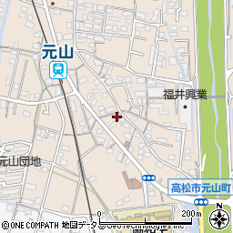 香川県高松市元山町953周辺の地図