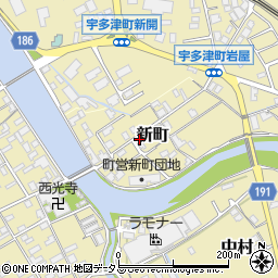 香川県綾歌郡宇多津町新町3601周辺の地図
