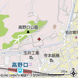 和歌山県橋本市高野口町名倉1160-8周辺の地図