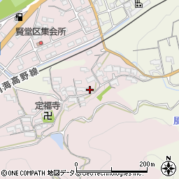 和歌山県橋本市賢堂212周辺の地図