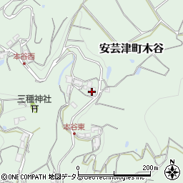 広島県東広島市安芸津町木谷4993周辺の地図