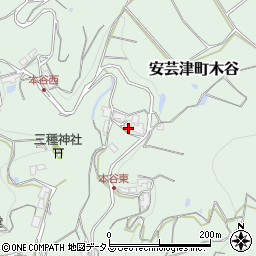 広島県東広島市安芸津町木谷4985周辺の地図