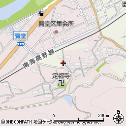 和歌山県橋本市向副194周辺の地図