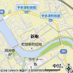 香川県綾歌郡宇多津町新町3607周辺の地図