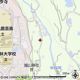 和歌山県伊都郡かつらぎ町中飯降586周辺の地図