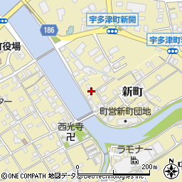 香川県綾歌郡宇多津町新町3644周辺の地図