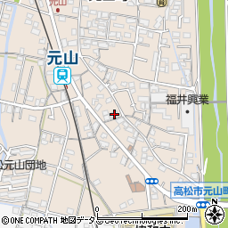 香川県高松市元山町953-2周辺の地図