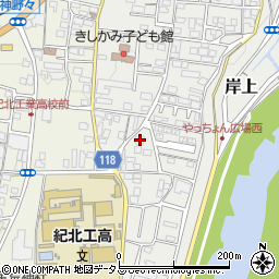 和歌山県橋本市岸上178周辺の地図