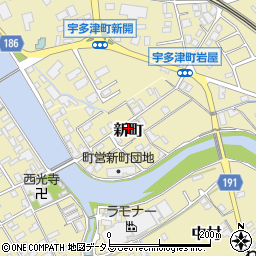 香川県綾歌郡宇多津町新町3605周辺の地図