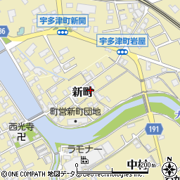 香川県綾歌郡宇多津町新町3608周辺の地図