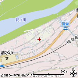 和歌山県橋本市賢堂27周辺の地図