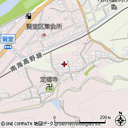 和歌山県橋本市賢堂199周辺の地図