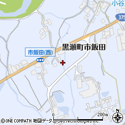 広島県東広島市黒瀬町市飯田264周辺の地図