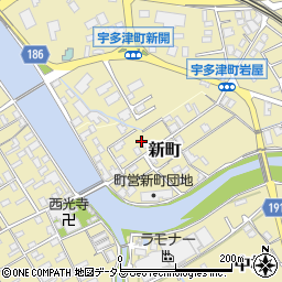 香川県綾歌郡宇多津町新町3634周辺の地図