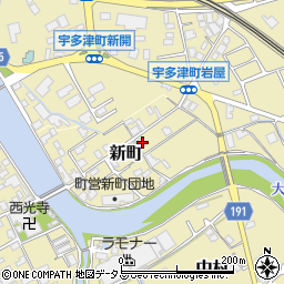 香川県綾歌郡宇多津町新町3609周辺の地図