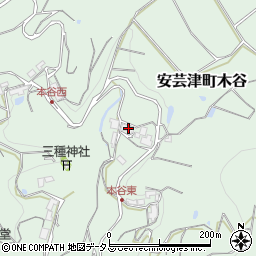 広島県東広島市安芸津町木谷4984周辺の地図