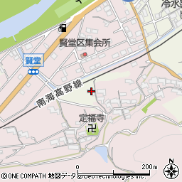 和歌山県橋本市向副504周辺の地図