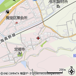 和歌山県橋本市賢堂209周辺の地図