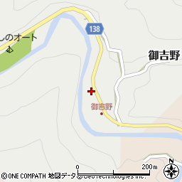 奈良県吉野郡黒滝村御吉野16周辺の地図