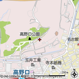 和歌山県橋本市高野口町名倉1168周辺の地図