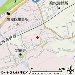 和歌山県橋本市賢堂208周辺の地図