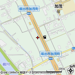 香川県坂出市加茂町甲66周辺の地図