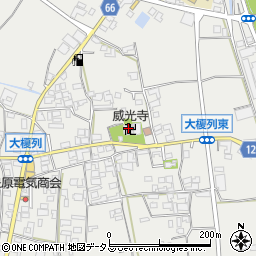 威光寺周辺の地図