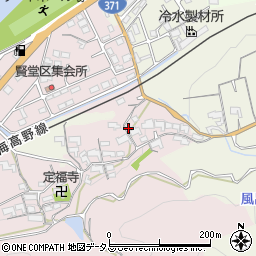 和歌山県橋本市賢堂182周辺の地図