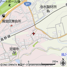 和歌山県橋本市賢堂178周辺の地図