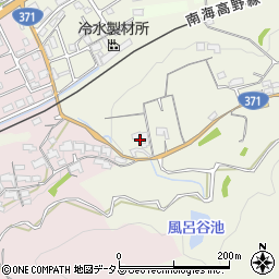 和歌山県橋本市向副417周辺の地図