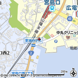 広島信用金庫宮島口支店周辺の地図
