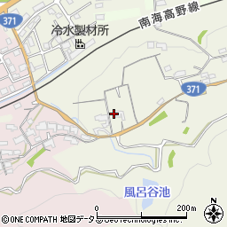 和歌山県橋本市向副415周辺の地図
