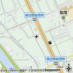 香川県坂出市加茂町甲65周辺の地図