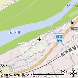 和歌山県橋本市賢堂35周辺の地図