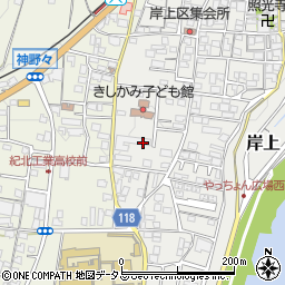 和歌山県橋本市岸上191周辺の地図