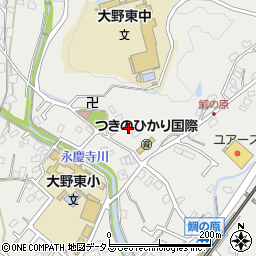 広島県廿日市市大野鯛ノ原周辺の地図