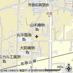 和歌山県橋本市高野口町応其100-19周辺の地図