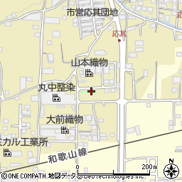 和歌山県橋本市高野口町応其100-20周辺の地図