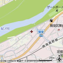 和歌山県橋本市賢堂1045周辺の地図