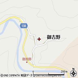 奈良県吉野郡黒滝村御吉野55周辺の地図