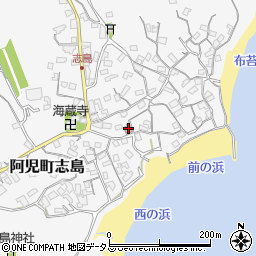 志島地区公民館周辺の地図