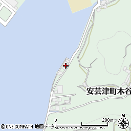 広島県東広島市安芸津町木谷1161周辺の地図