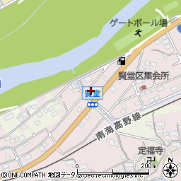 和歌山県橋本市賢堂1054周辺の地図